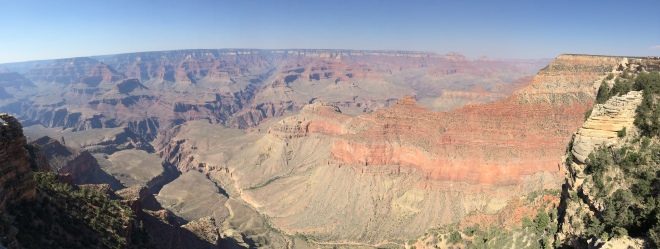 We got to stop and see the majesty of the Grand Canyon on our trip out to CA.